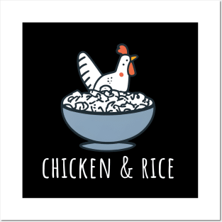 Chicken and Rice Posters and Art